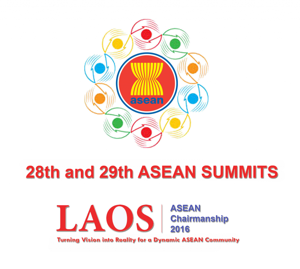 28th And 29th ASEAN Summits, Vientiane, Lao PDR, 6-8 September 2016 ...