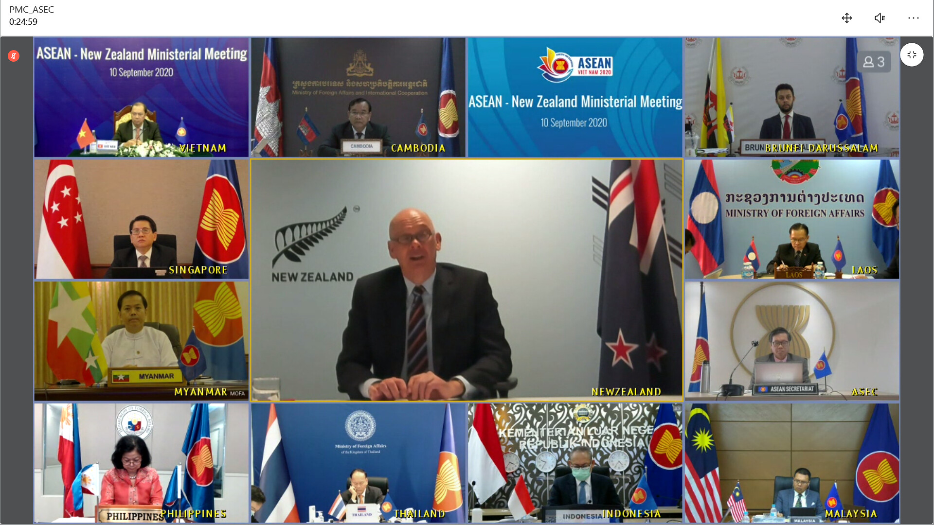 Chairman Statement Of The Asean Post Ministerial Conference Pmc 101 Session With New Zealand 3946