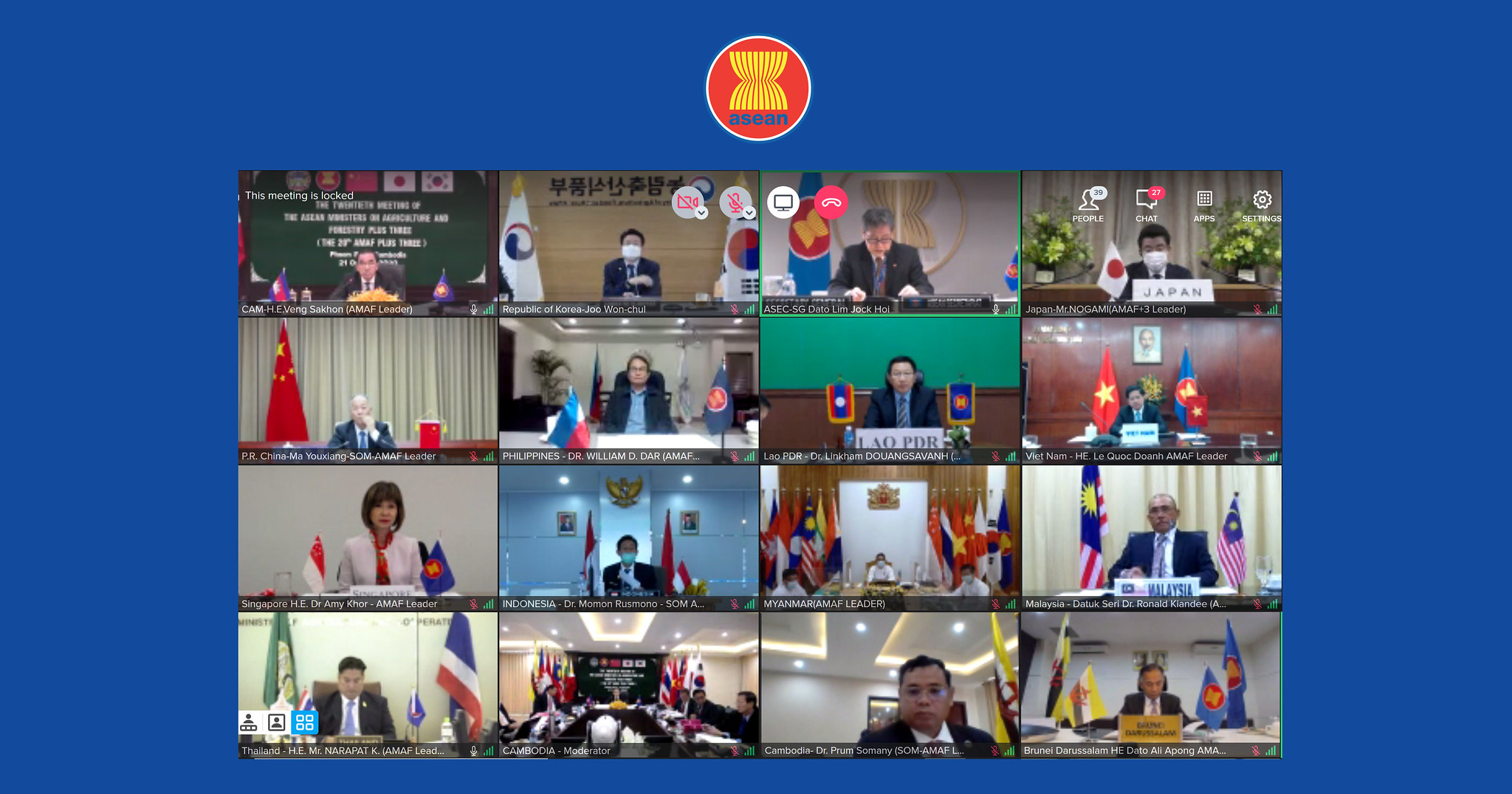 Joint Press Statement of The Twentieth Meeting of The ASEAN Ministers ...