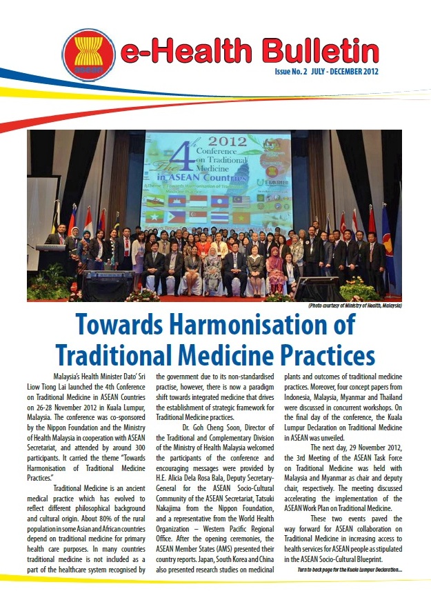 ASEAN e-Health Bulletin - Towards Harmonisation of Traditional 