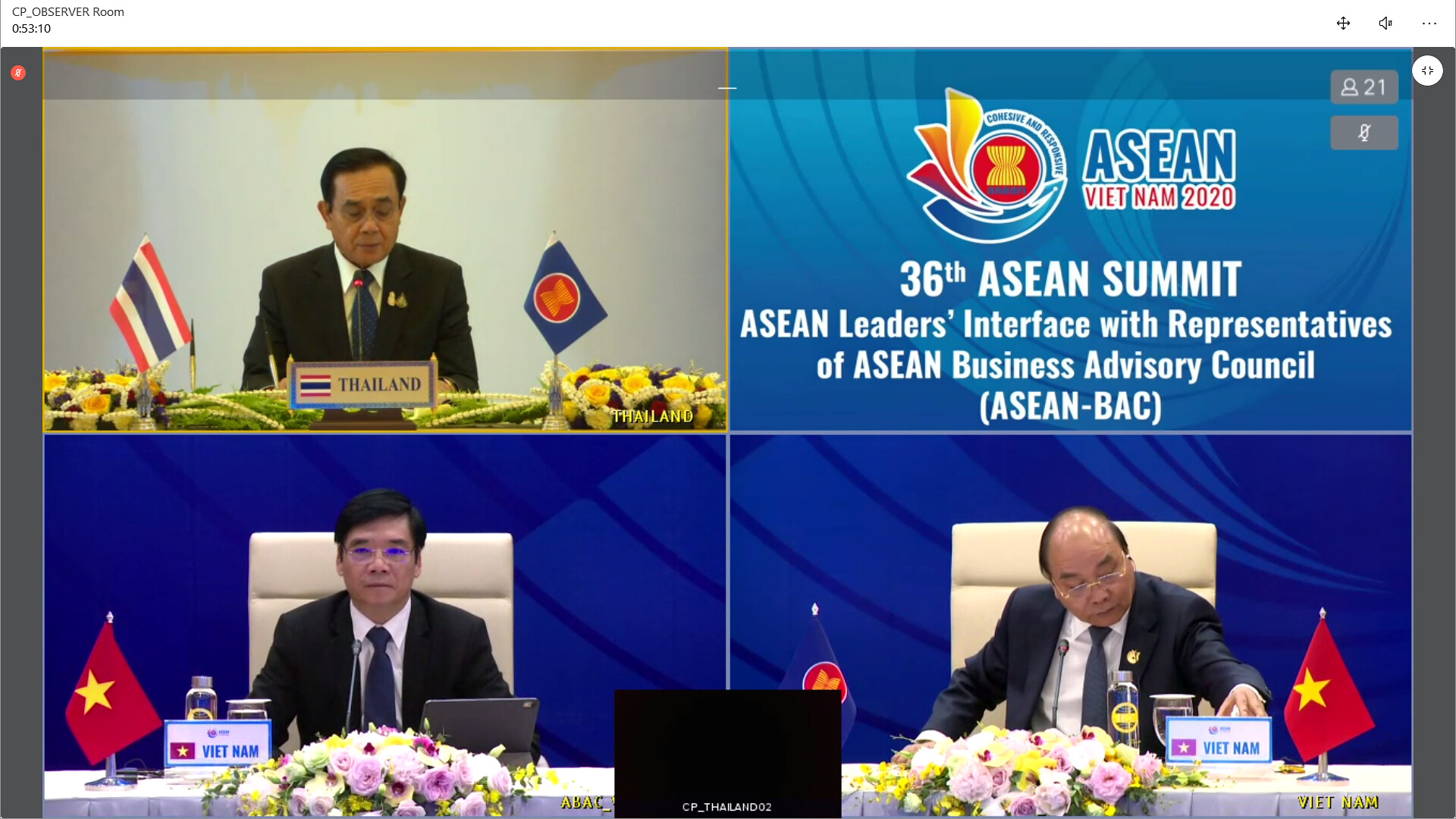 36th ASEAN Summit_ASEAN Leaders' Interface With Representatives Of ...