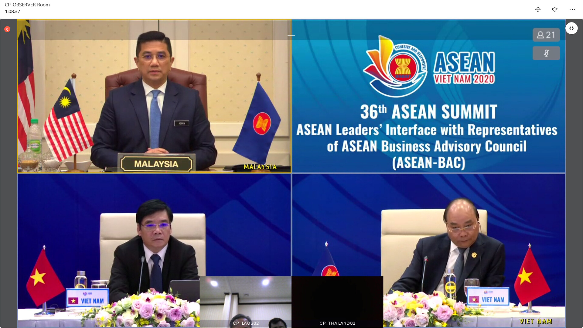 36th ASEAN Summit_ASEAN Leaders' Interface With Representatives Of ...