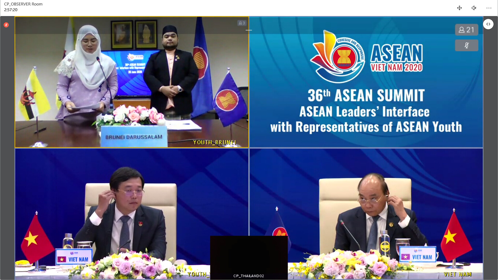 36th ASEAN Summit_ASEAN Leaders' Interface With Representatives Of ...