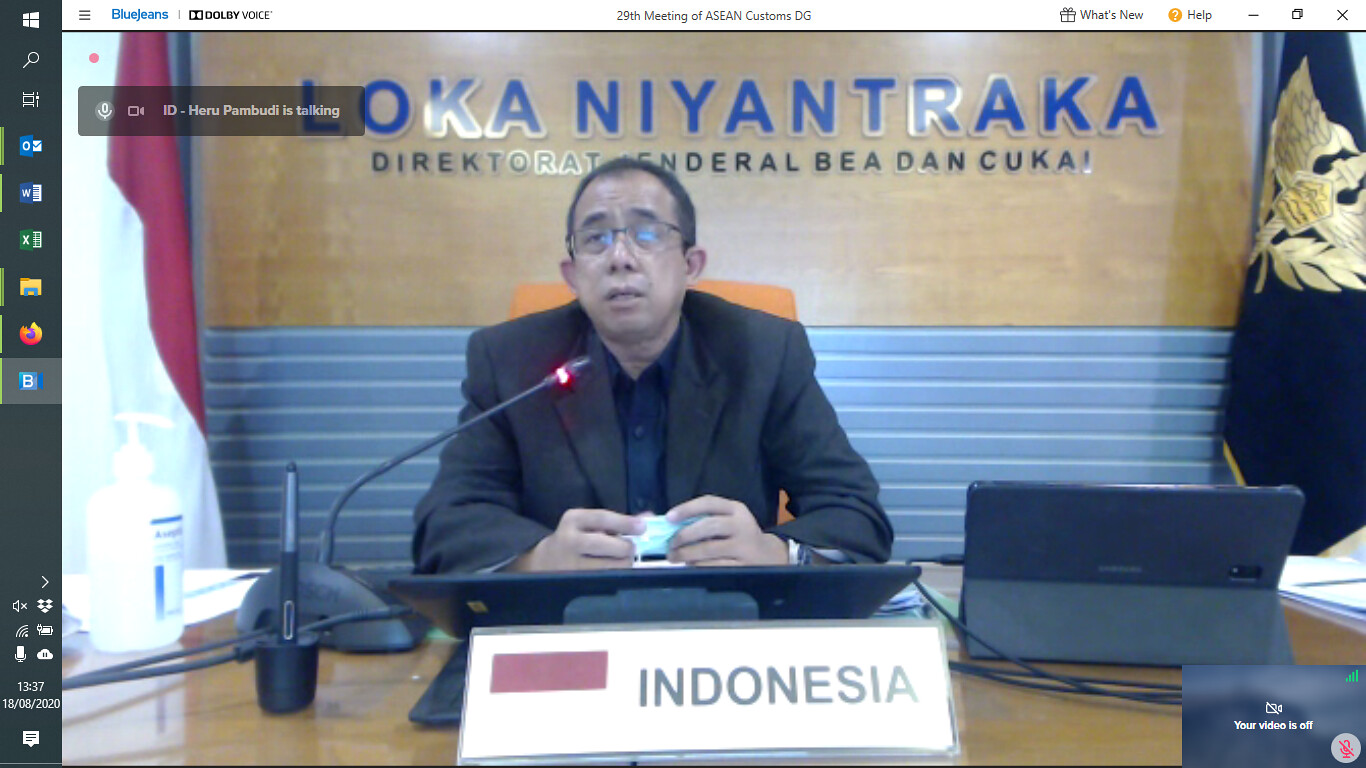 The 29th Meeting of ASEAN Customs Director-Generals through Video ...