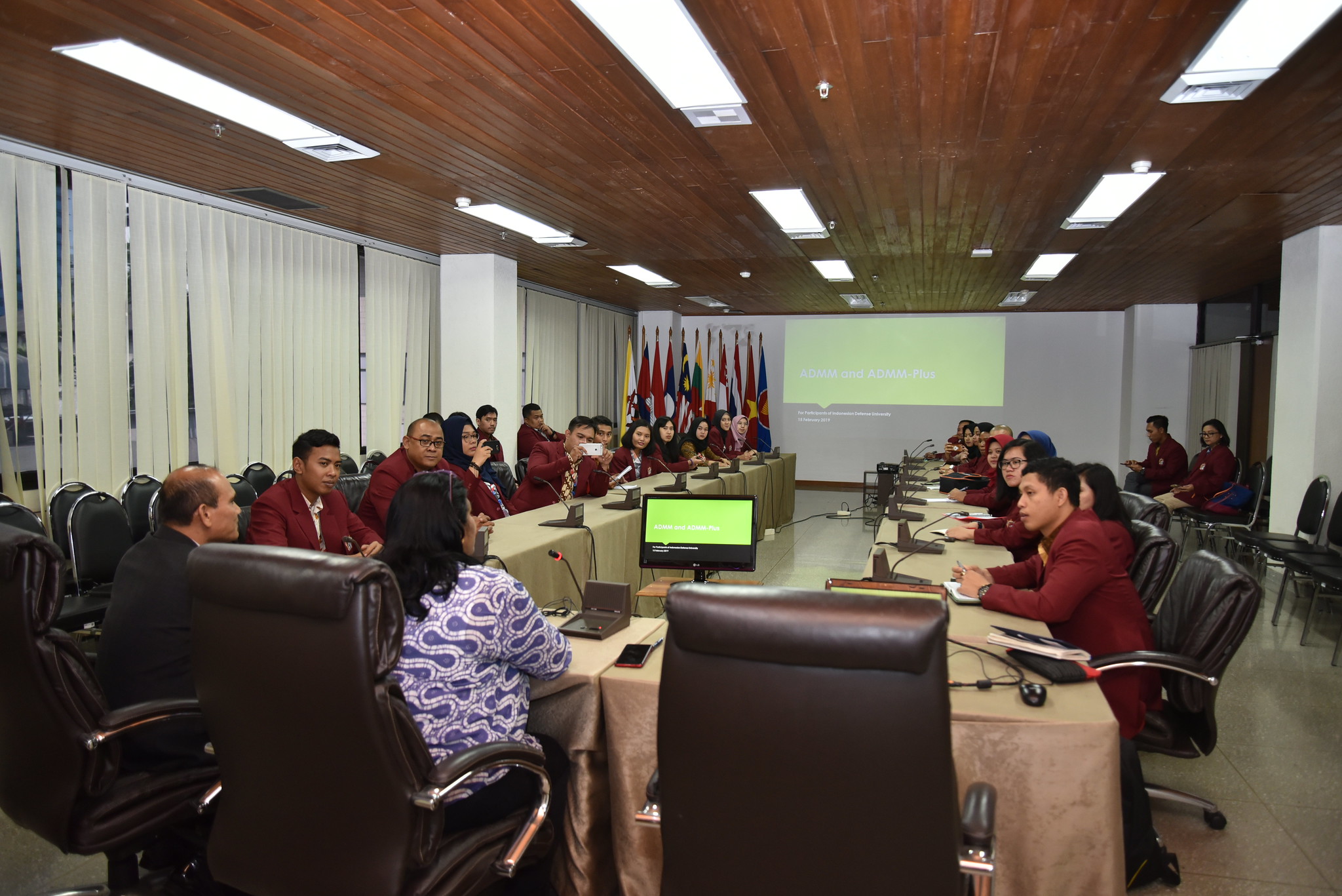 Visit from Indonesian Defense University - ASEAN Main Portal