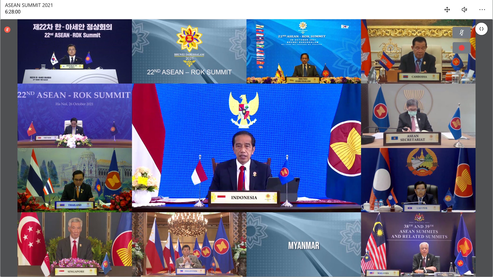 22nd ASEAN-Republic Of Korea (ROK) Summit - ASEAN Main Portal