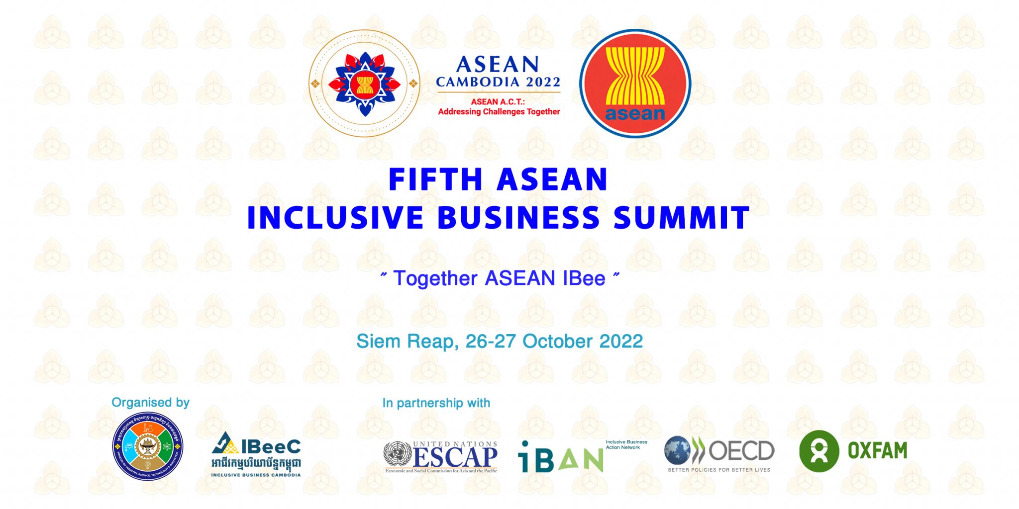 Media Advisory Announcing the Fifth ASEAN Inclusive Business Summit 26