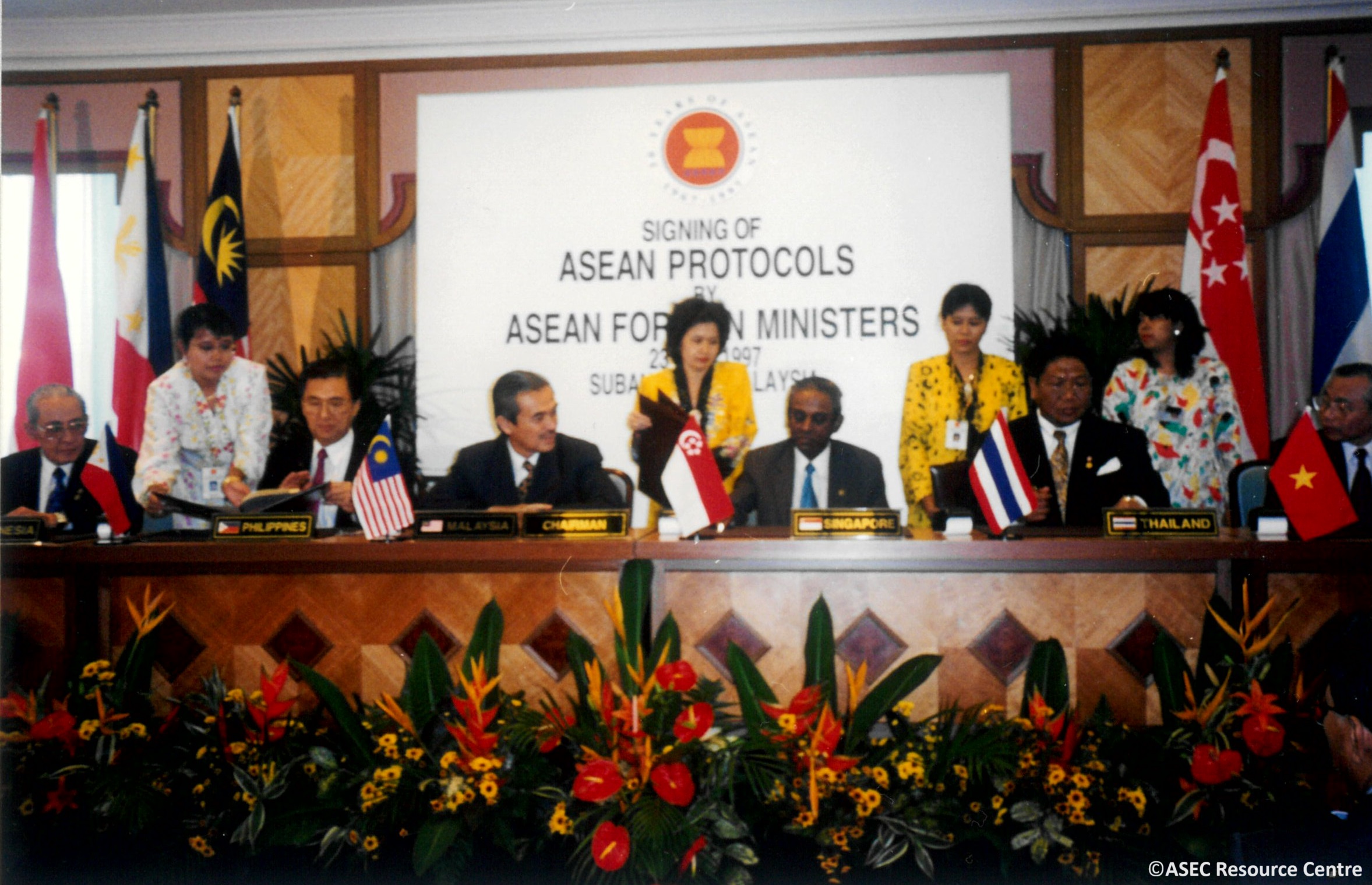 Signing Of Asean Protocols By Asean Foreign Ministers Asean Main Portal 6583