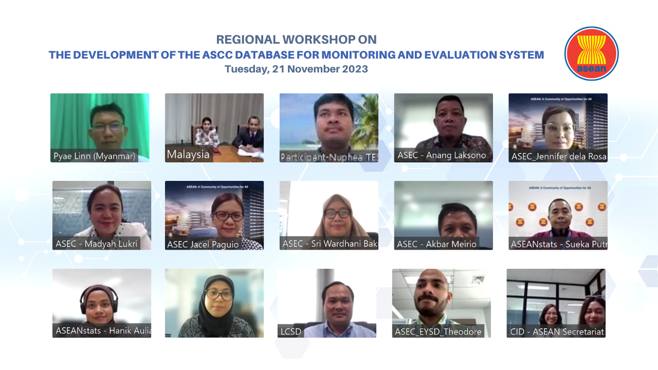 Regional workshop set to enhance data-driven monitoring of ASEAN Socio ...