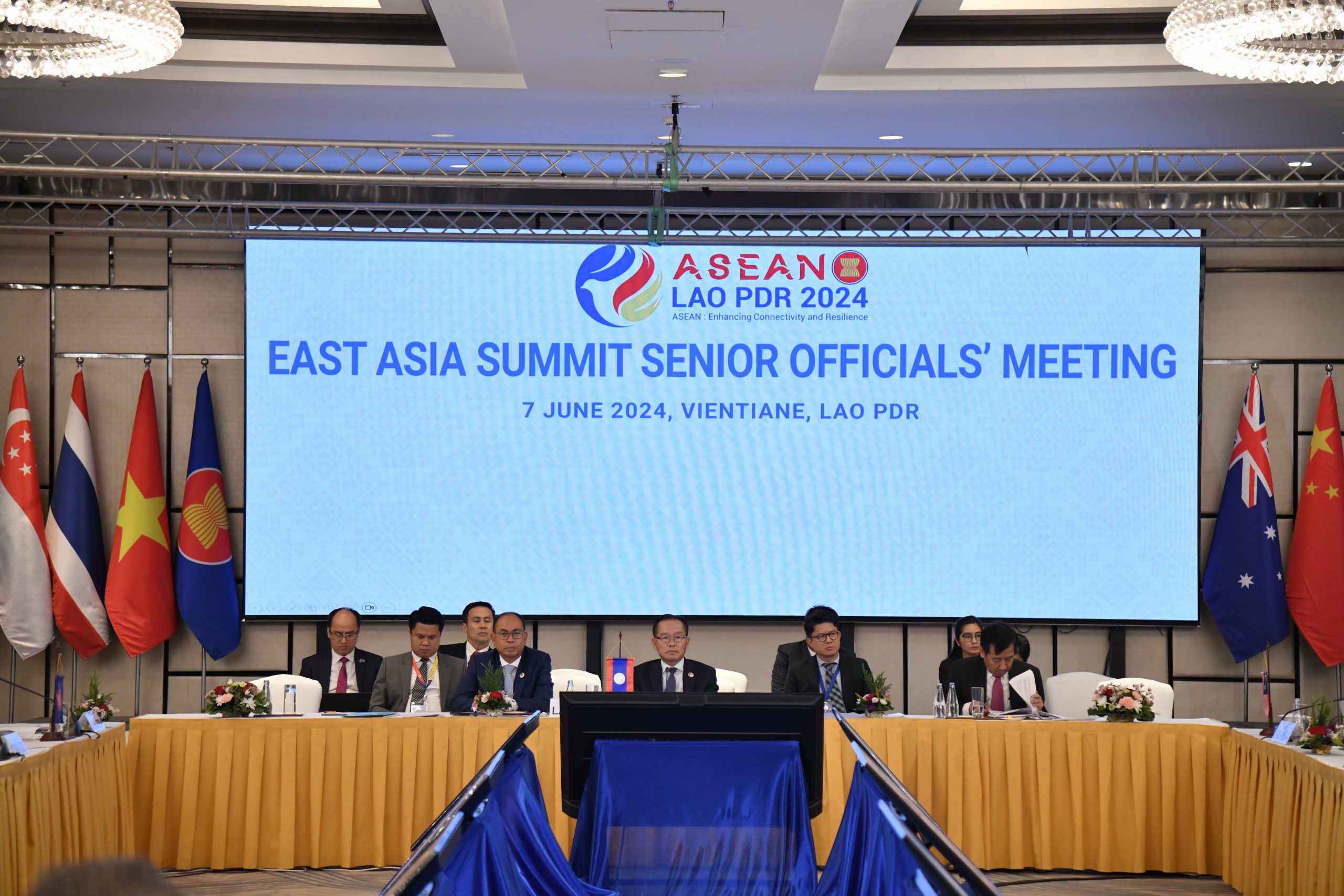 East Asia Summit Senior Officials Meeting Convenes In Vientiane