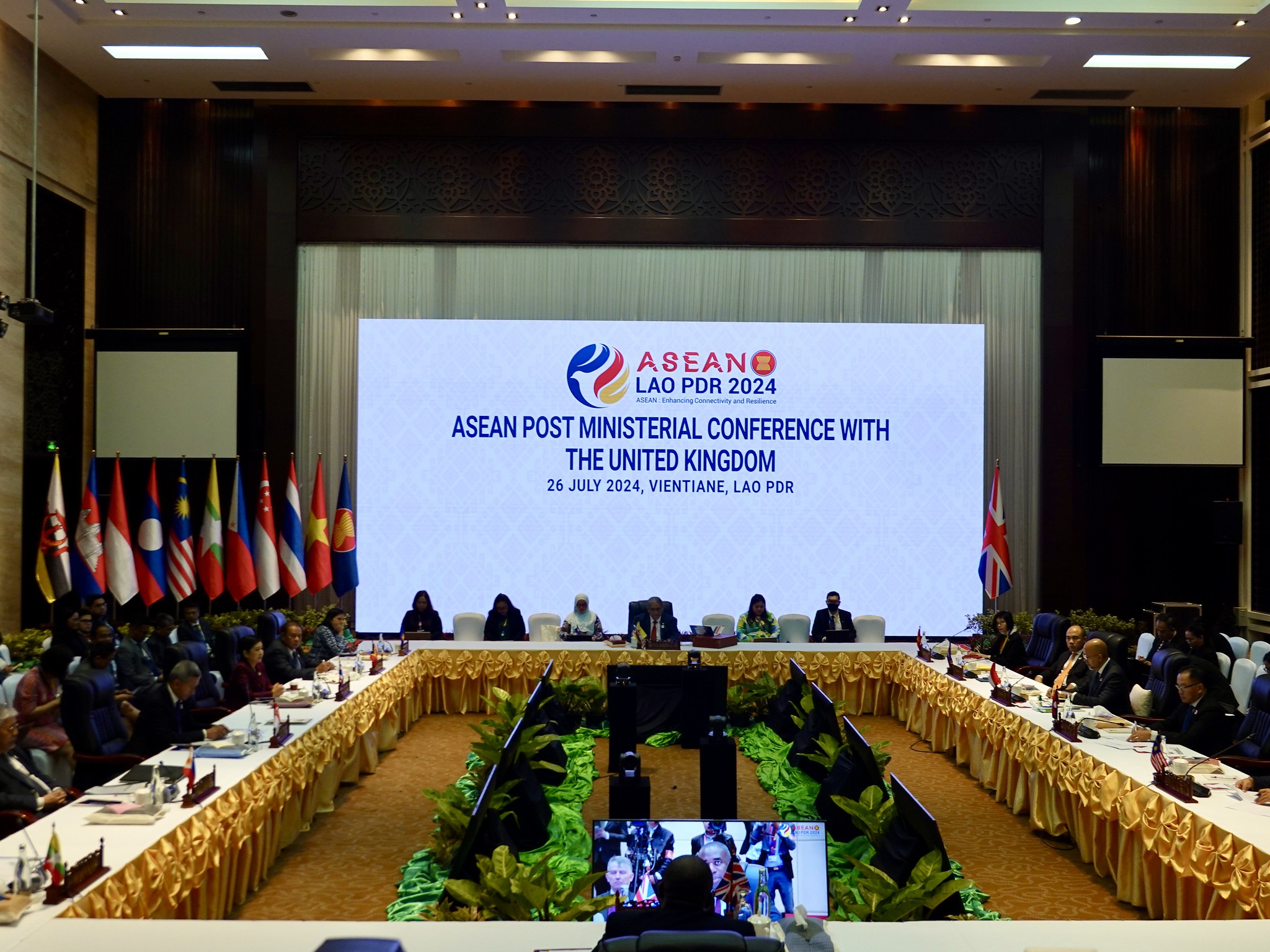 Asean Post Ministerial Conference With The United Kingdom Adopts Joint Statement On Connectivity 3573