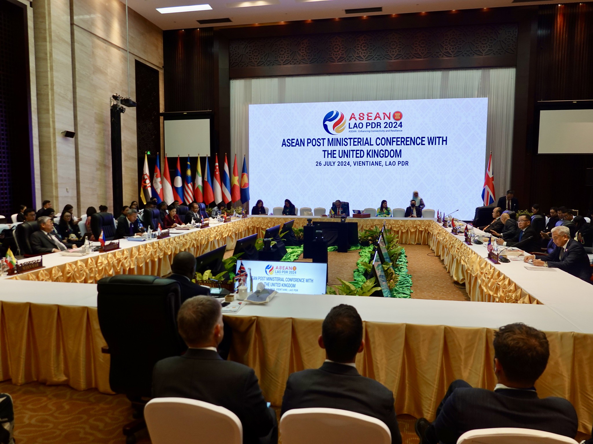 Asean Post Ministerial Conference With The United Kingdom Adopts Joint Statement On Connectivity 7074