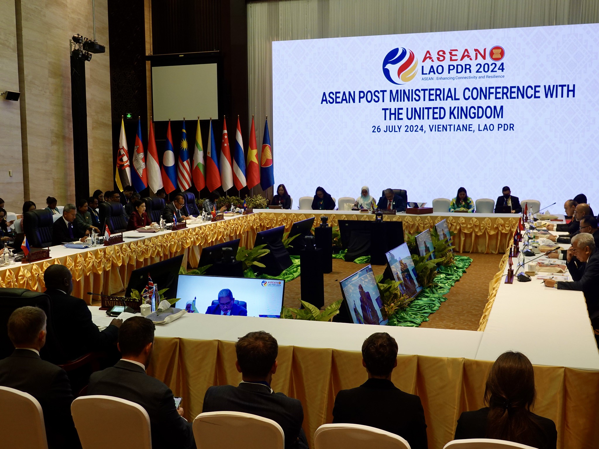 Asean Post Ministerial Conference With The United Kingdom Adopts Joint Statement On Connectivity 7424