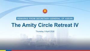 Secretary-General of ASEAN delivers pre-recorded remarks at the Amity Circle Retreat IV, in Ha Noi, Vietnam