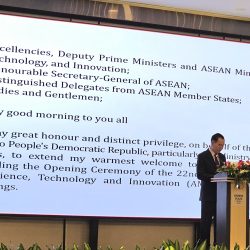 Secretary-General of ASEAN Delivers Remarks at the Opening Ceremony of the 22nd ASEAN Ministerial Meeting on Science, Technology and Innovation
