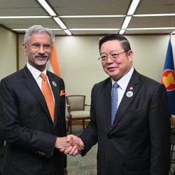 Secretary-General of ASEAN Meets with the Minister of External Affairs of India