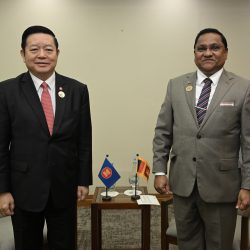 Secretary-General of ASEAN Meets with Foreign Minister of Sri Lanka
