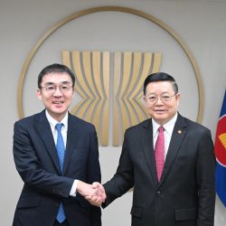 Secretary-General of ASEAN Receives President of ERIA