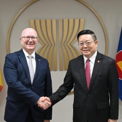 Secretary-General of ASEAN receives farewell call by outgoing Ambassador of Belgium to ASEAN