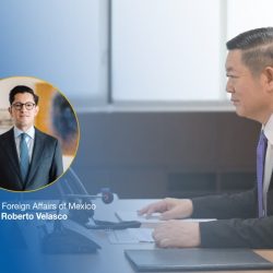 Secretary-General of ASEAN receives a telephone call from the Secretary of Foreign Affairs of Mexico