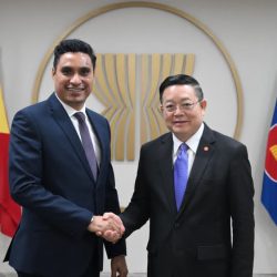 Secretary-General of ASEAN receives the Governor of the Banco Central de Timor-Leste
