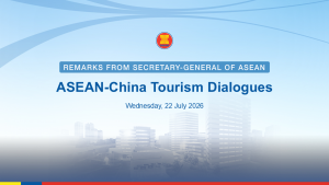 Secretary-General of ASEAN Delivers Pre-Recorded Remarks at the ASEAN–China Tourism Dialogue