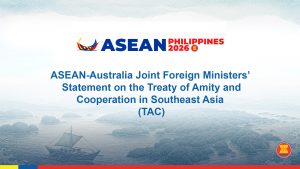 ASEAN-Australia Joint Foreign Ministers’ Statement on the Treaty of Amity and Cooperation in Southeast Asia (TAC)