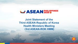 Joint Statement the Third ASEAN-Republic of Korea Health Ministers Meeting (3rd ASEAN-ROK HMM)