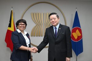 Secretary-General of ASEAN Meets with Permanent Representative of Timor-Leste to ASEAN