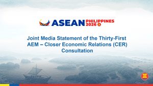 Joint Media Statement of the Thirty-First AEM – Closer Economic Relations (CER) Consultation
