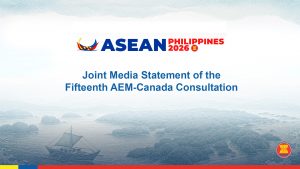 Joint Media Statement of the Fifteenth AEM-Canada Consultation