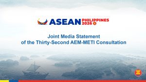 Joint Media Statement of the Thirty-Second AEM-METI Consultation