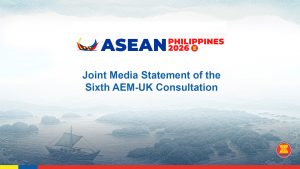 Joint Media Statement of the Sixth AEM-UK Consultation