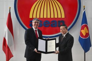 Ambassador of Austria to ASEAN Presents Credentials to Secretary-General of ASEAN