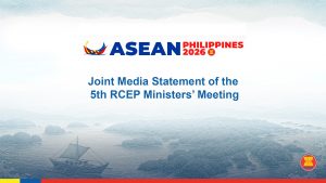 Joint Media Statement of the 5th RCEP Ministers’ Meeting