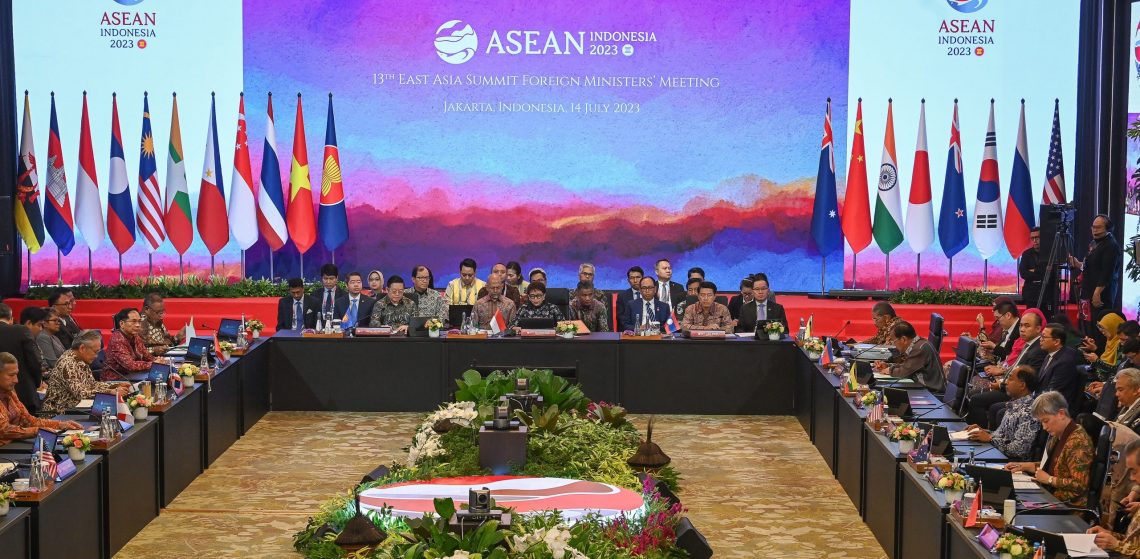 13th East Asia Summit Foreign Ministers Meeting Convenes Asean Main