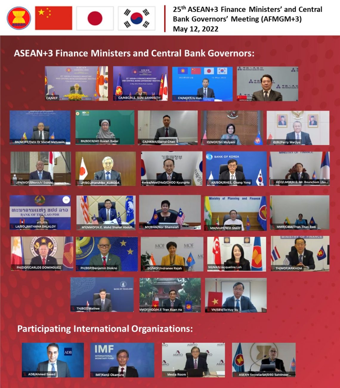 Joint Statement Of The 25th Asean 3 Finance Ministers Asean Main Portal