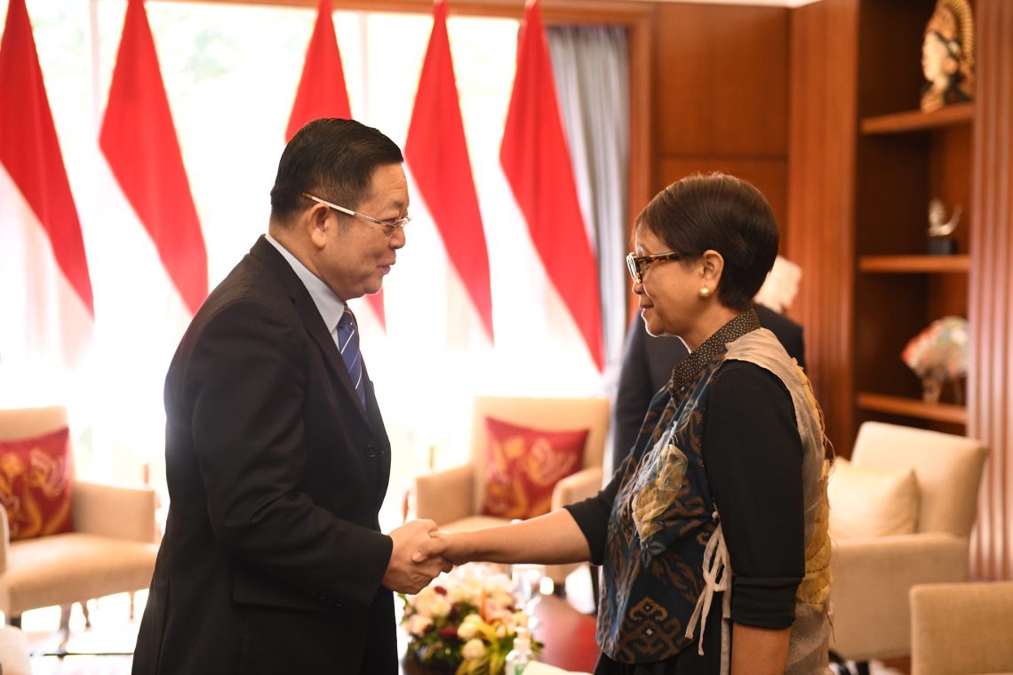 Secretary General Of Asean Pays Courtesy Call On Minister For Foreign